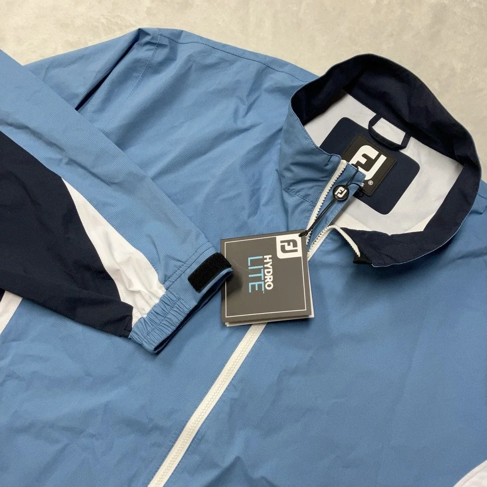 NWT Footjoy Dryjoys Hydrolite Golf Rain Jacket Mens XL Indigo Navy 28199